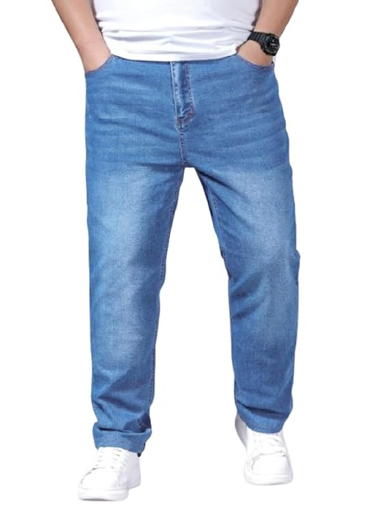 Ben Martin Plus Size Jeans for Man || Big Size Stretchable Jeans for Men || Smart Fit Regular Fit Jean's Pants for Men's || Cotton Denim Jins Pant for Men:s - Available in Sizes.